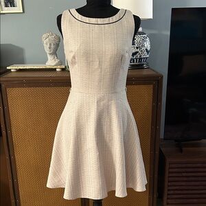 Atmosphere Cream Tweed Dress